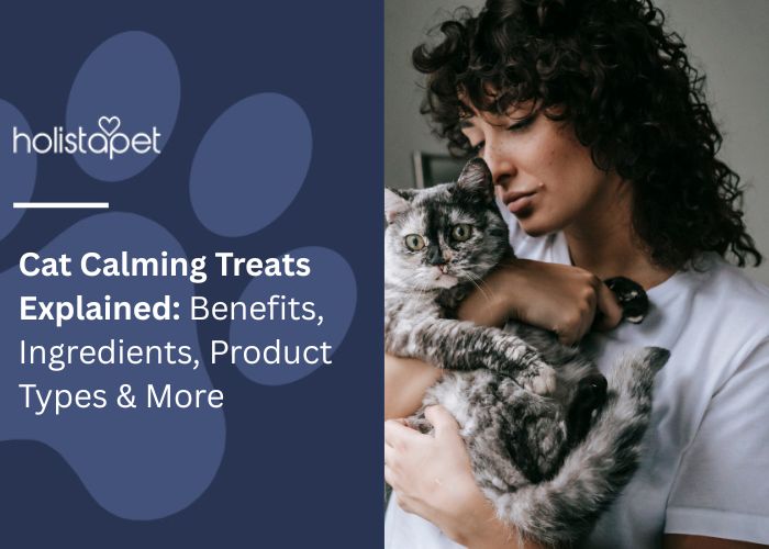 Cat Calming Treats Explained Feature Image by Holistapet