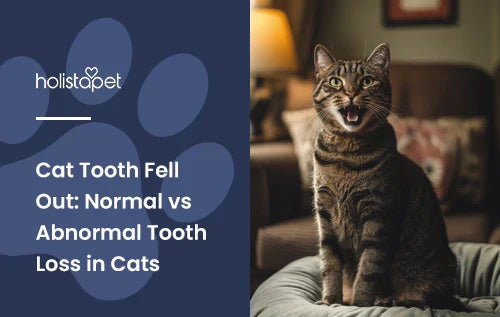 A cat sitting on a cat bed with its mouth open.