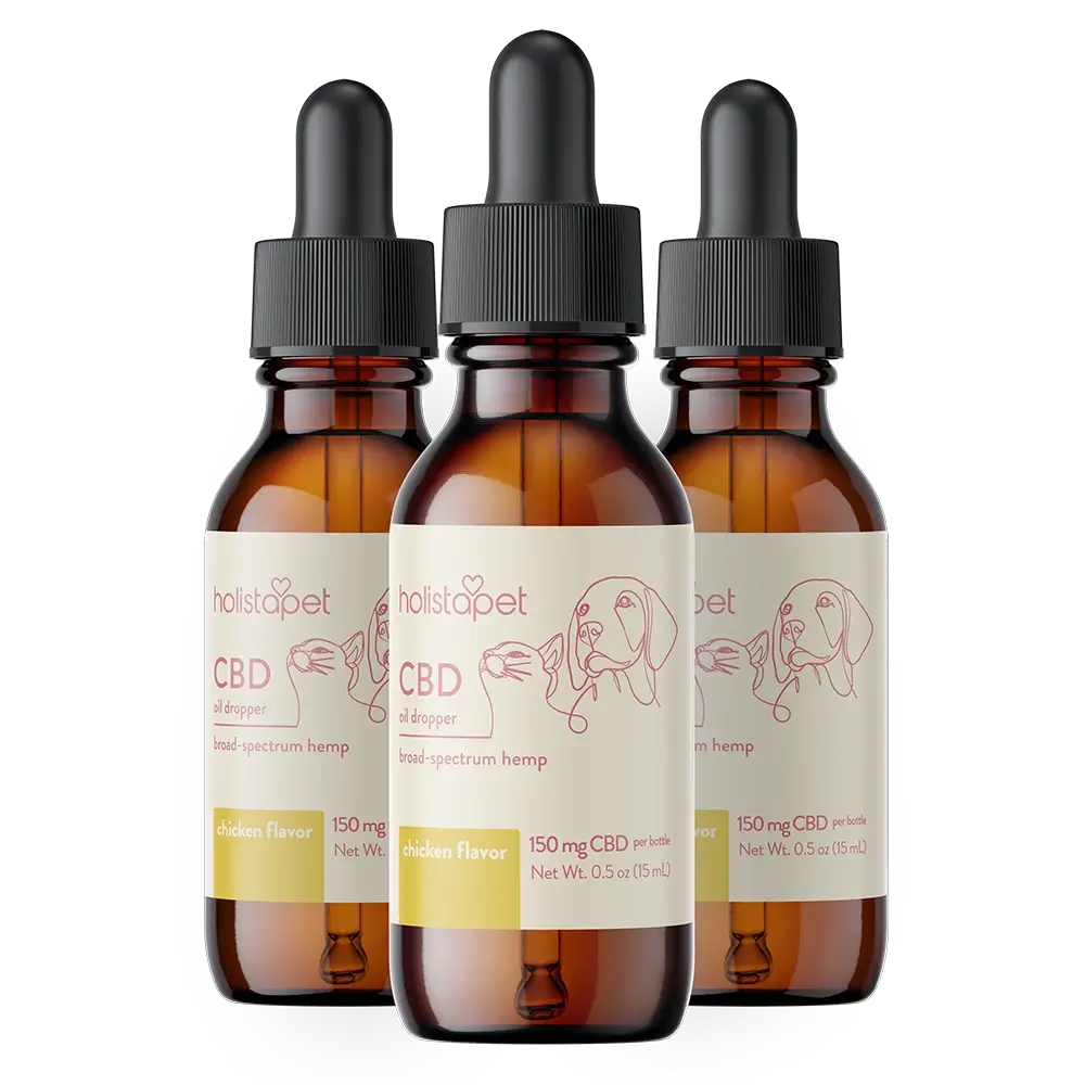 Chicken Flavored CBD Oil For Dogs - HolistaPet