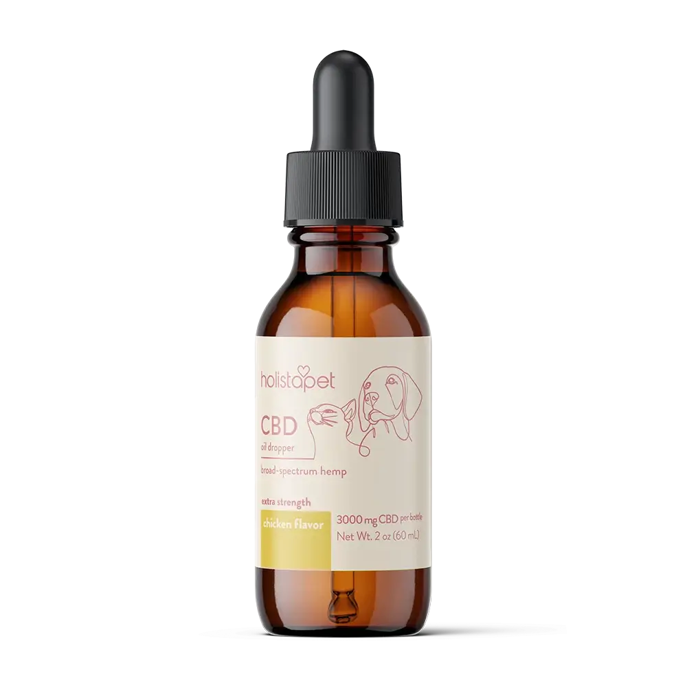 Chicken Flavored CBD Oil For Dogs - HolistaPet