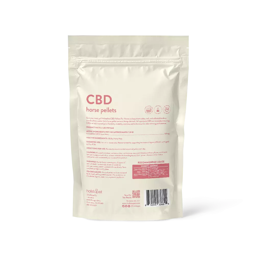 CBD Pellets for Horses - HolistaPet
