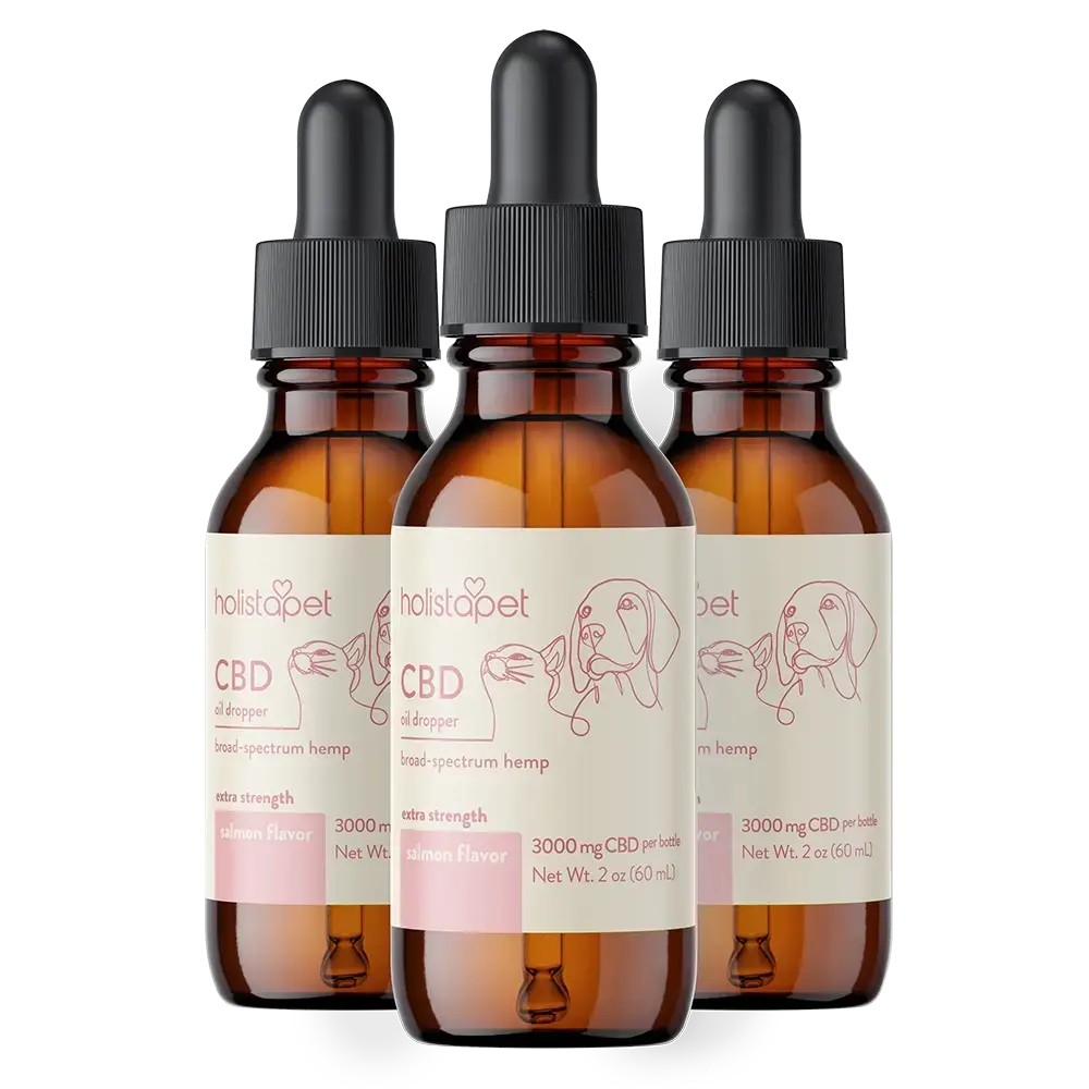 cbd oil for dogs salmon flavor 3-pack