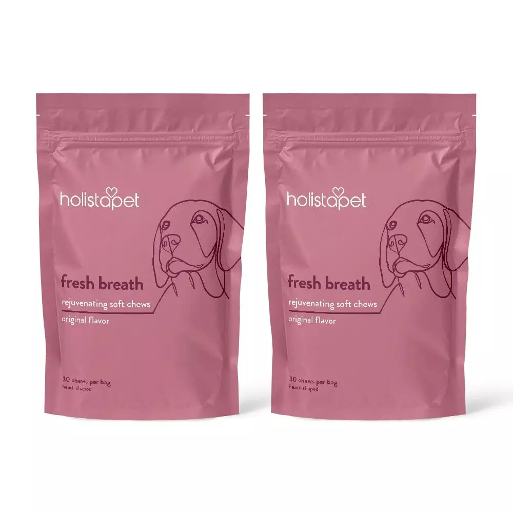 Fresh Breath Soft Chews for Dogs - HolistaPet