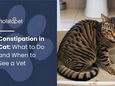 Constipation in Cat: What to Do and When to See a Vet