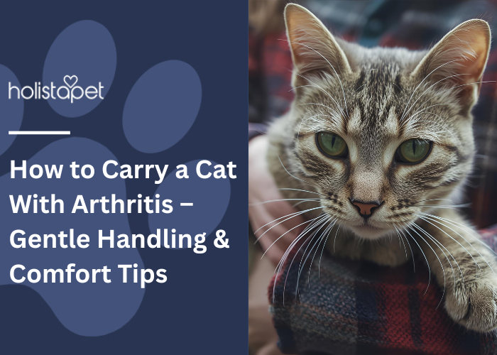 How to Carry a Cat With Arthritis – Gentle Handling & Comfort Tips