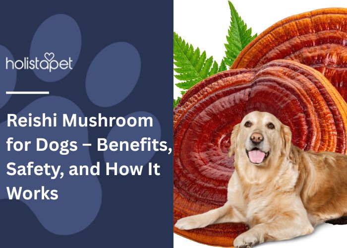 Reishi Mushroom for Dogs Feature Image by HolistaPet