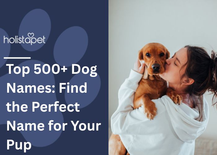Top 500+ Dog Names Featured Image by Holistapet