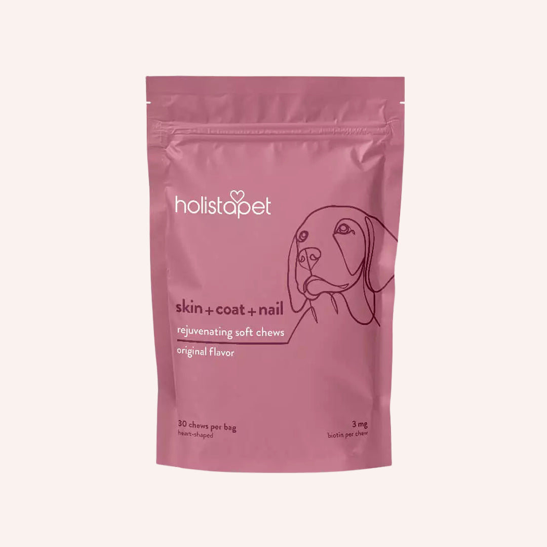 Skin, Coat, & Nail Soft Chews for Dogs - Holistapet