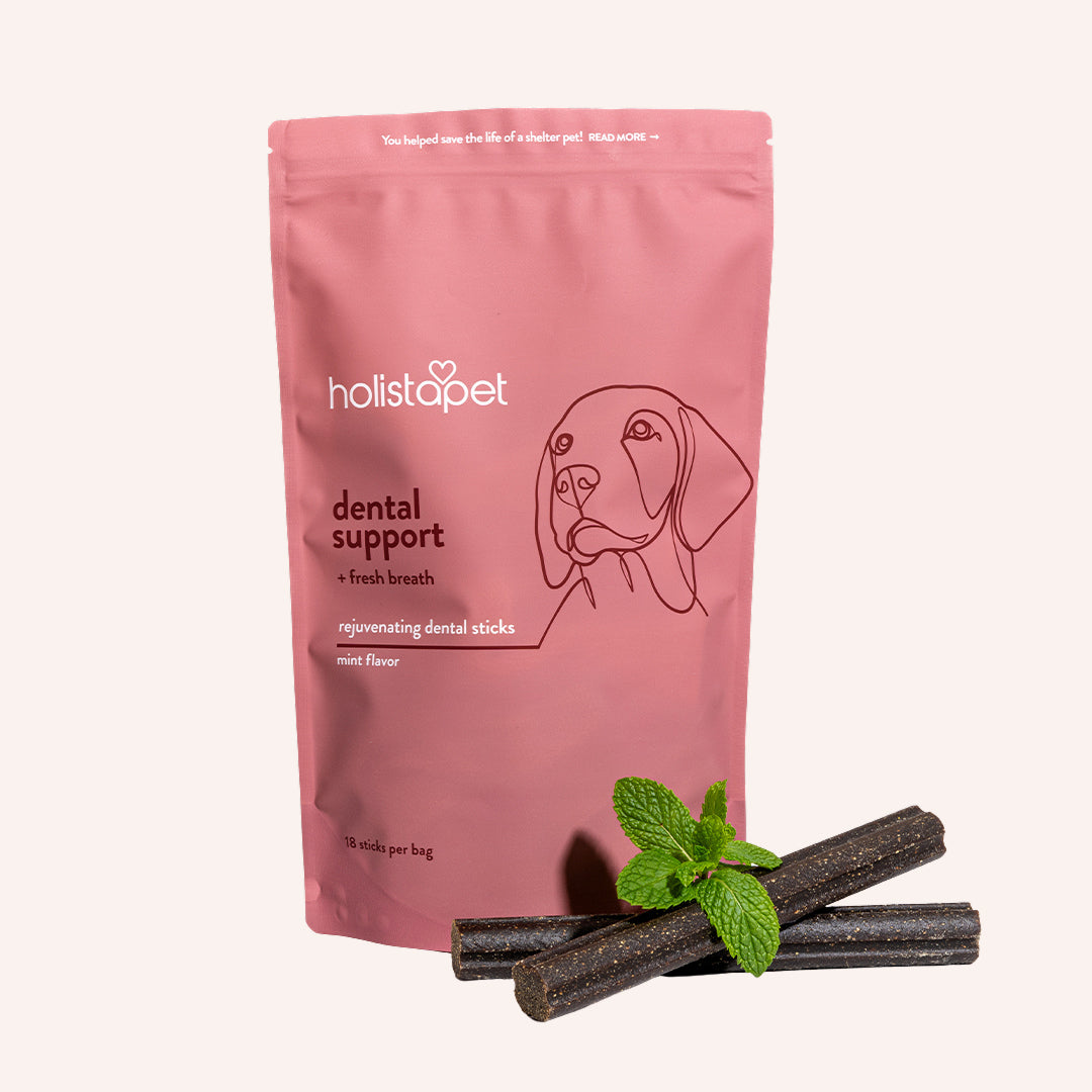 Dental Support + Fresh Breath Dental Sticks for Dogs