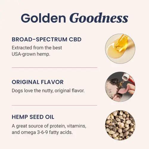 CBD Oil for Dogs - Golden Goodness