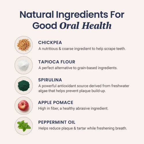 Dental Support + Fresh Breath Dental Sticks for Dogs - HolistaPet