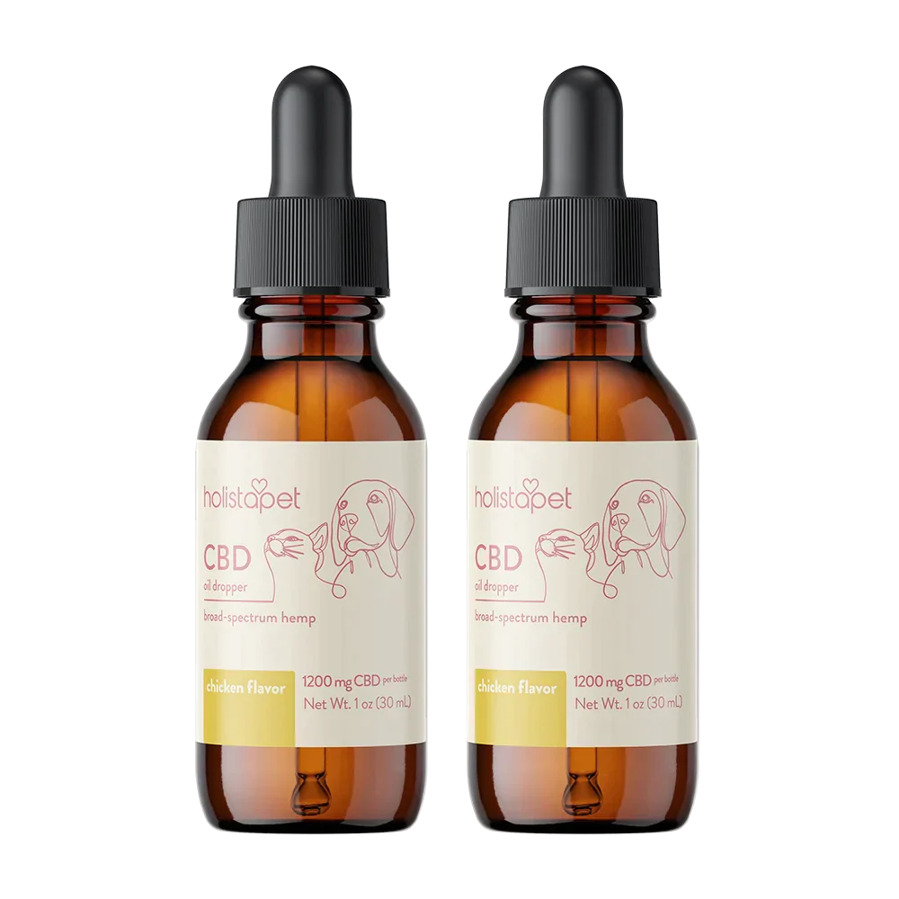 Chicken Flavored CBD Oil For Dogs - HolistaPet