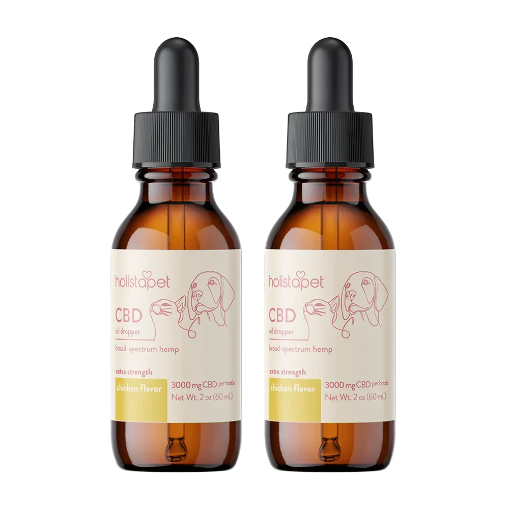 Chicken Flavored CBD Oil For Dogs - HolistaPet