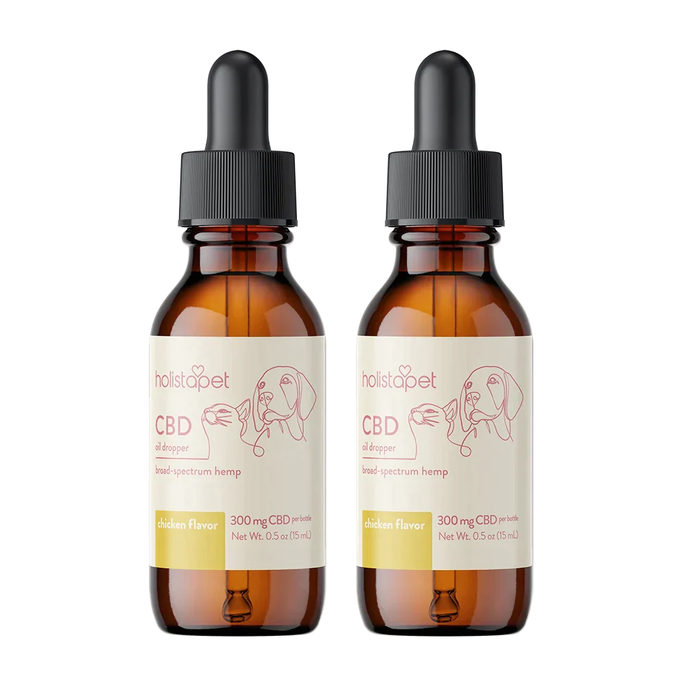 Chicken Flavored CBD Oil For Dogs - HolistaPet