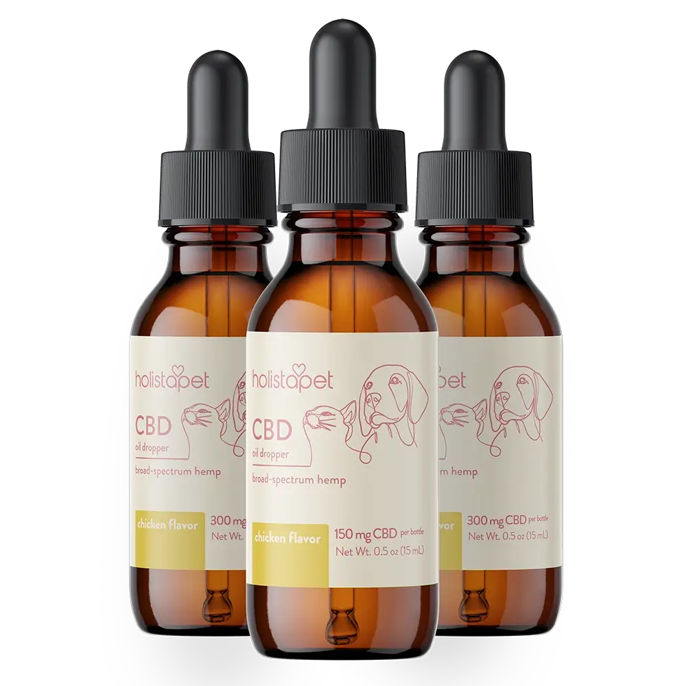 Chicken Flavored CBD Oil For Dogs - HolistaPet