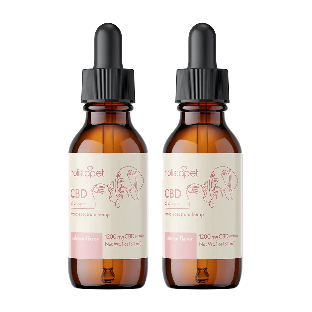 Salmon Flavored CBD Oil For Cats - HolistaPet