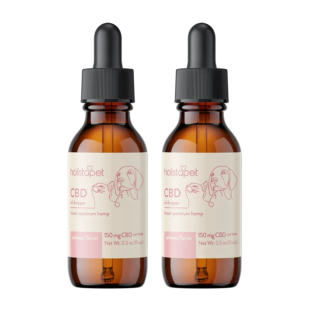 Salmon Flavored CBD Oil For Cats - HolistaPet
