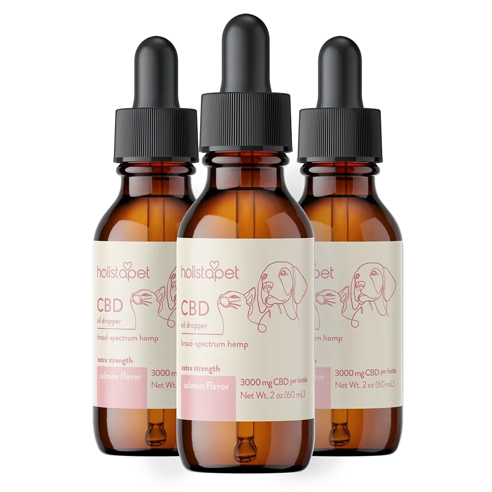 Salmon Flavored CBD Oil For Cats - HolistaPet