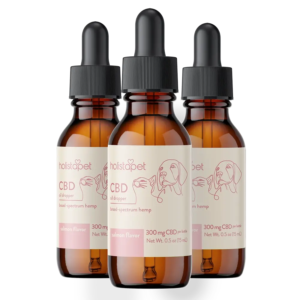 Salmon Flavored CBD Oil For Cats - HolistaPet