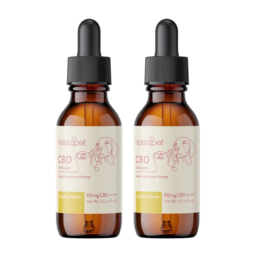 cbd oil for dogs chicken flavor 2-pack