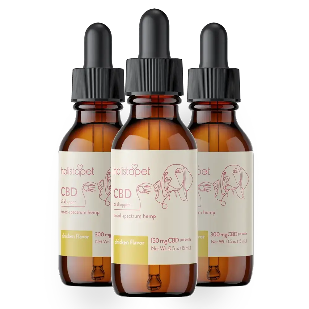 cbd oil for dogs chicken flavor 3-pack