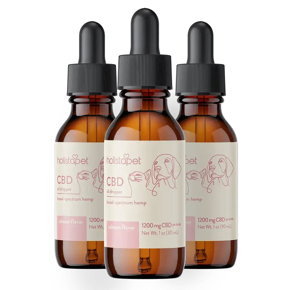 cbd oil for dogs salmon flavor 3-pack products 