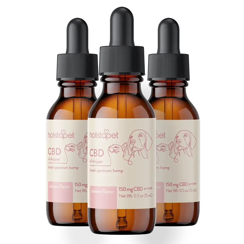 cbd oil for dogs salmon flavor 3-pack