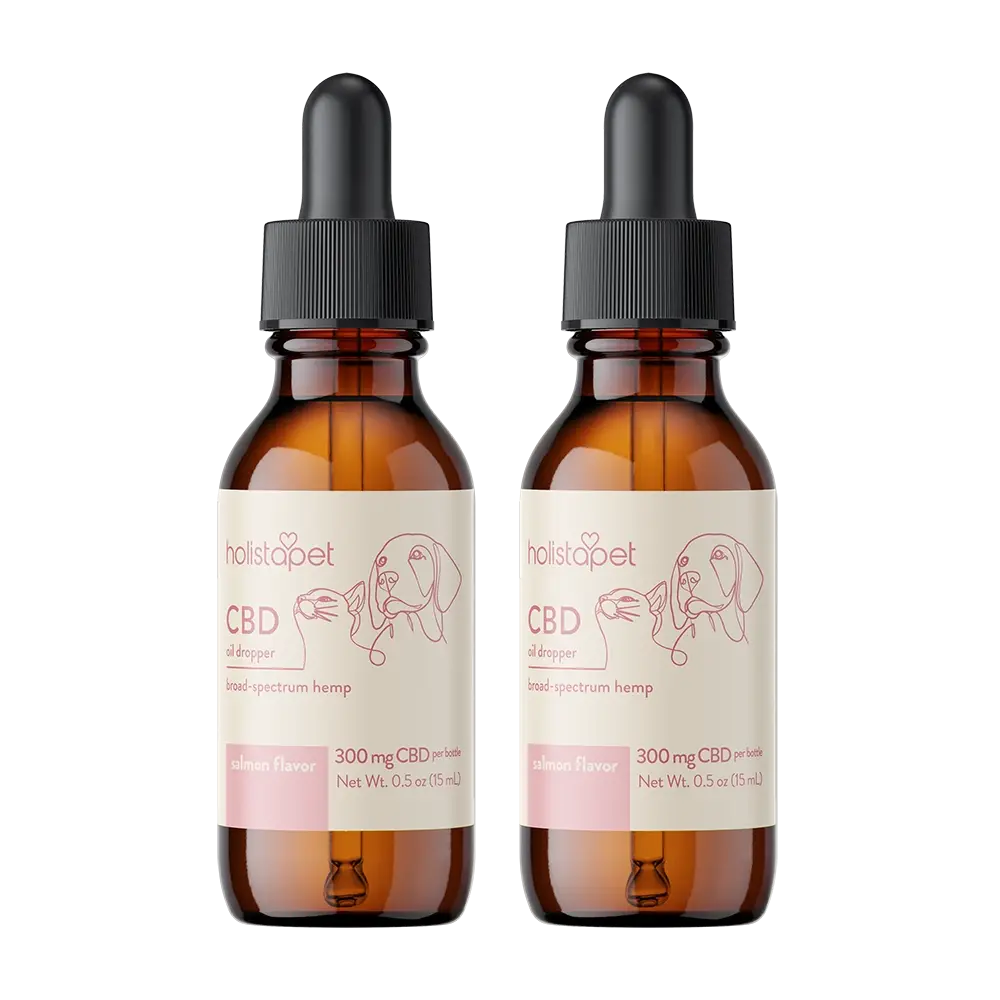 cbd oil for dogs salmon flavor 2-pack