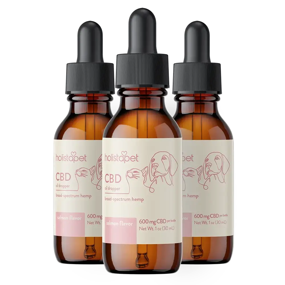 cbd oil for dogs salmon flavor  3-pack